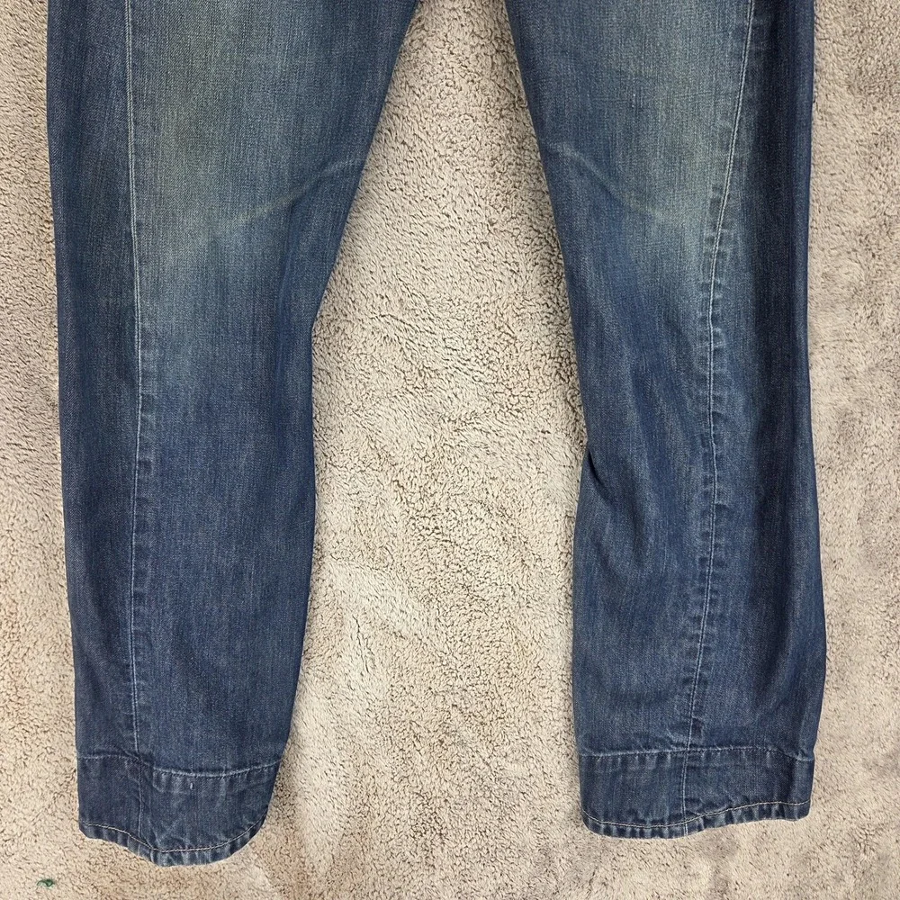 Vintage Levis Engineered Jeans Mens 33x32 Blue Medium Wash Twisted Button Fly